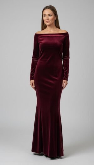 11 samta kleita ar siluetu, Bordo krāsa , cena 198 eur