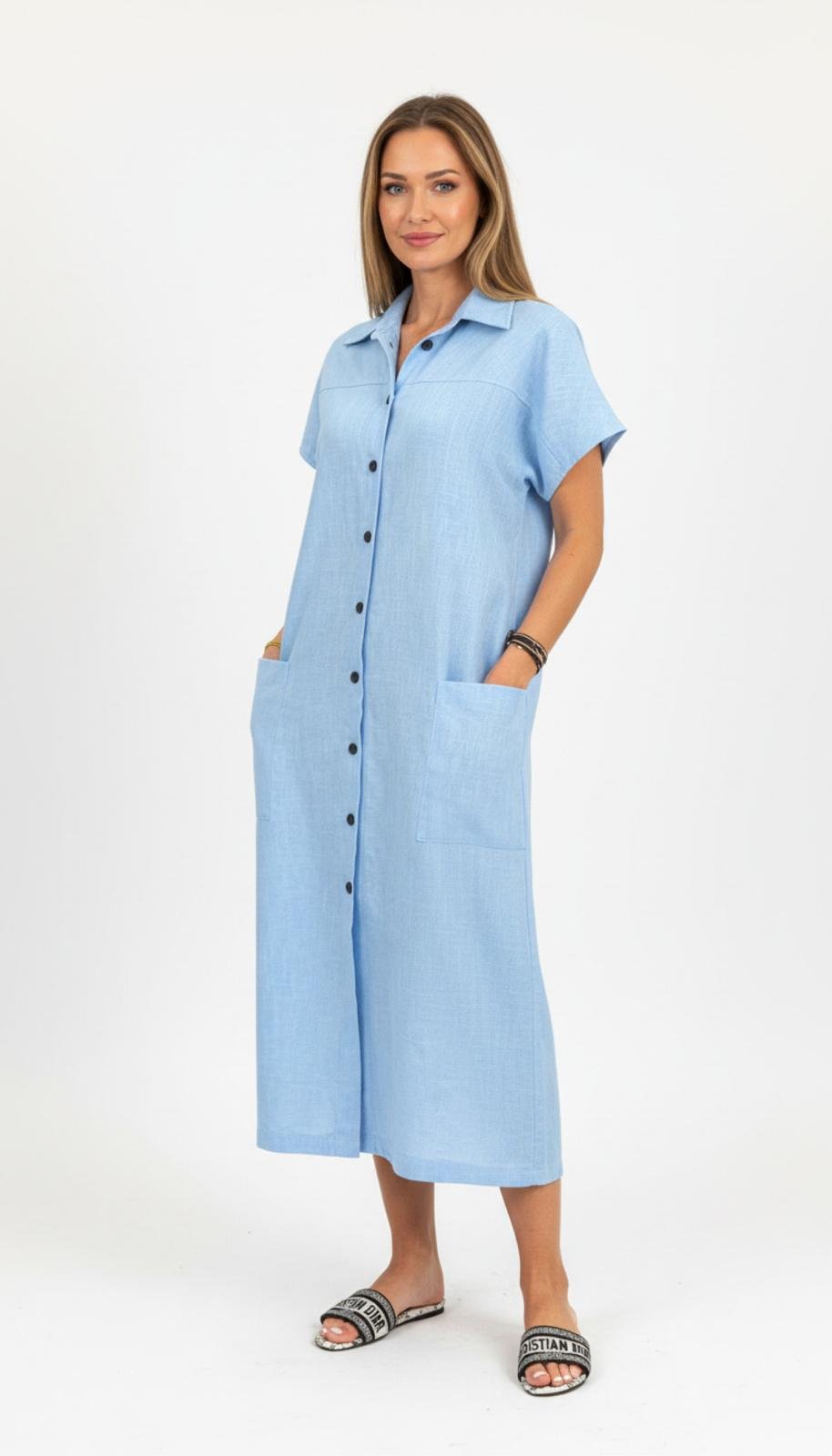 Lina kleita ar pogām