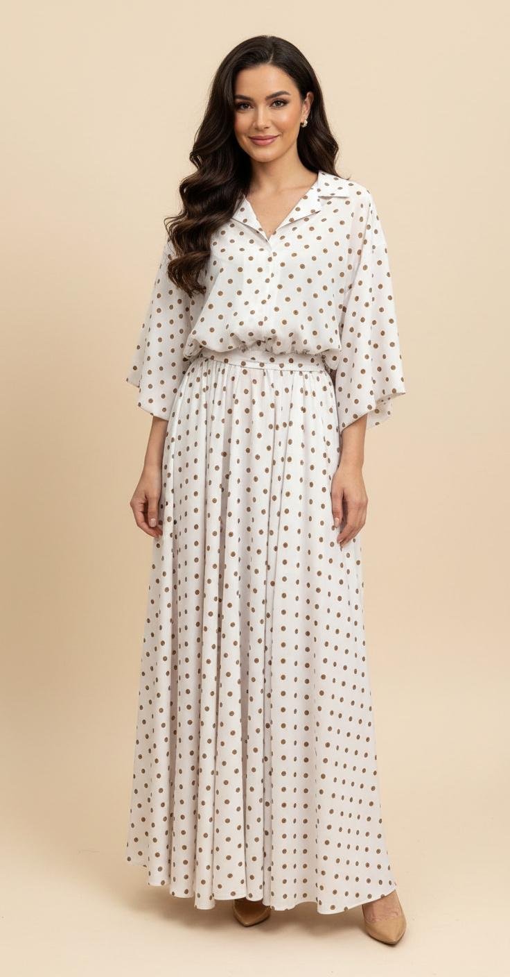 Kupla kleita ar kabatām